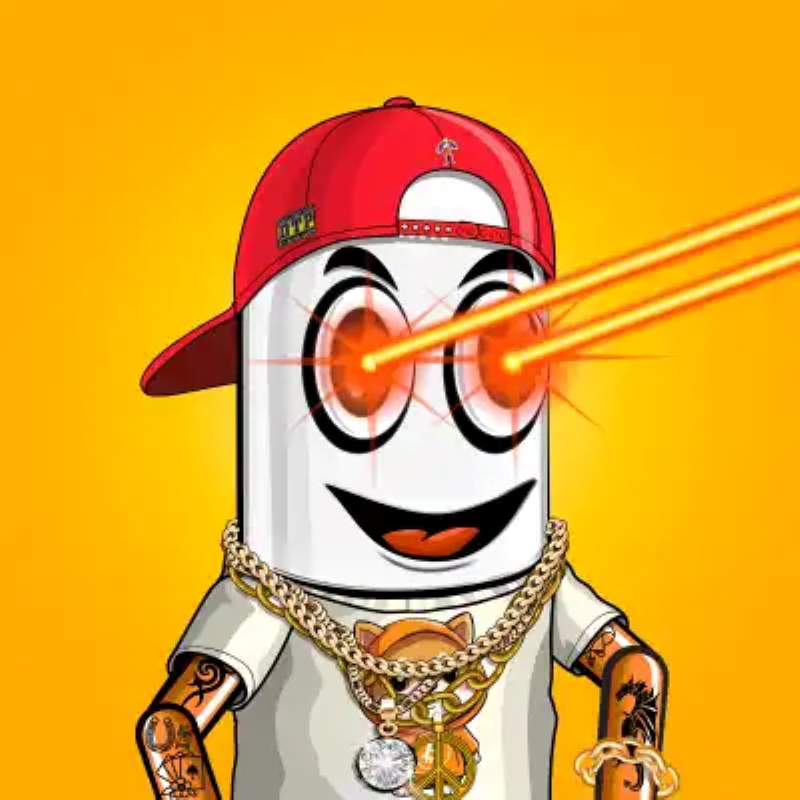 Laser eyes cool dude