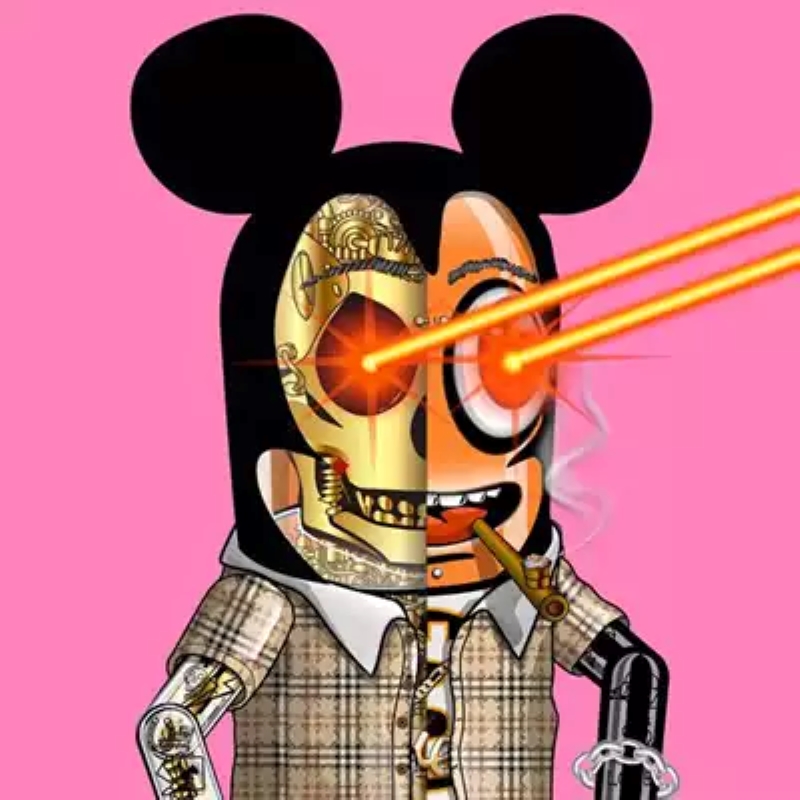Laser eyes Mickey